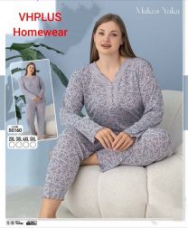 Piżama damska (2-5XL/4kpt)