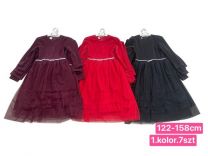 Sukienki dziewczynka (122-158/7szt)