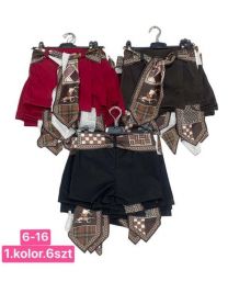 Spodenki z spódnica dziewczynka (6-16LAT/6szt)