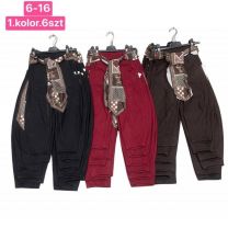 Spodnie dziewczynka (6-16LAT/6szt)