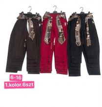 Spodnie dziewczynka (6-16LAT/6szt)