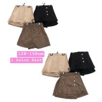 Spodenki z spódniczką dziewczynka (128-158/6szt)