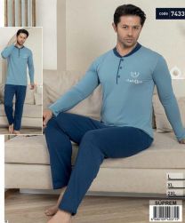 Piżama męska Turecka (L-2XL/3kompletów)