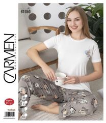 Piżama damska Turecka (M-2XL/4kpt)