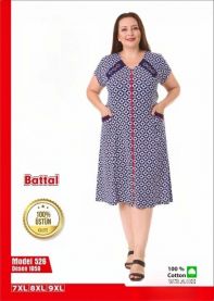 Koszula nocna damska (7XL-9XL/3szt)