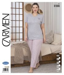 Piżama damska Turecka (XL-4XL/4kpt)