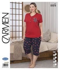 Piżama damska Turecka (XL-4XL/4kpt)