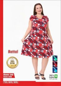 Koszula nocna damska (7XL-9XL/3szt)