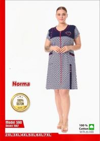 Koszula nocna damska (2XL-7XL/6szt)