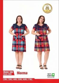 Koszula nocna damska (2XL-7XL/6szt)