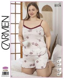 Piżama damska (XL-4XL/4kpt)