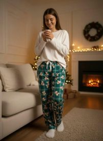 Spodnie piżamowe (S-XL/4Kompletów)