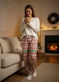 Spodnie piżamowe (S-XL/4Kompletów)