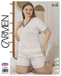 Piżama damska (XL-4XL/4kpt)