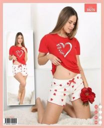 Piżama damska (M-2XL/4kpt)