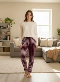 Spodnie pizamowe welur (3XL-5XL/5szt)