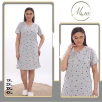 Koszula nocna damska (XL-4XL/12szt)