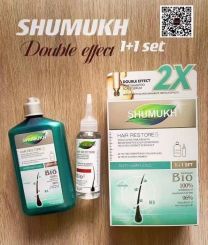 SHUMUKH HAIR RESTORATION DUO - ZAPOBIEGA WYPADANIU WŁOSÓW, WZROSTOWI - PRZYWRACAJĄ SŁABĄ SKALPĘ