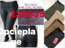 Spodnie ekoskóra damskie (S-2XL/12szt)