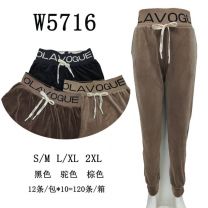 Spodnie welurowy (S-2XL/12szt)