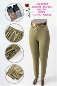 PLUS_Spodnie welurowy (2XL-7XL/12szt)