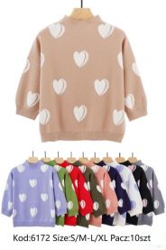 Swetry damskie (S-XL/10szt)