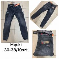 Spodnie jeans męskie (30-38/10szt)