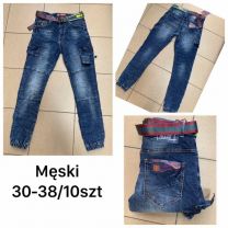 Spodnie jeans męskie (30-38/10szt)