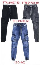 Spodnie jeans męskie (30-42/10szt)