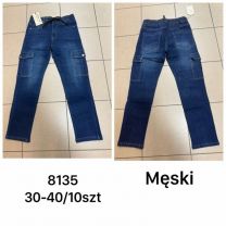 Spodnie jeans męskie (30-40/10szt)