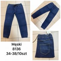 Spodnie jeans męskie (34-38/10szt)