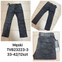 Spodnie jeans męskie (33-42/12szt)