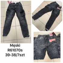 Spodnie jeans męskie (29-38/7szt)