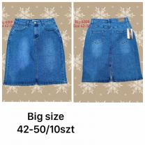 Spódnica jeansy damskie (42-50/10szt)