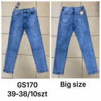 Spodnie jeans damskie (30-38/10szt)