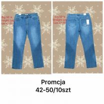 Spodnie jeans damskie (42-50/10szt)