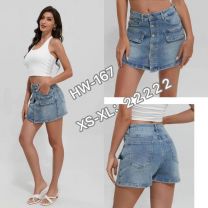 Spódnica z Szorty Jeans damskie (XS-XL/10szt)