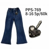 Spodnie Jeansy dziewczęce (8-16LAT/5szt)