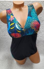 Strój kąpielowy jednoczęściowy damskie (2-6XL/5szt)