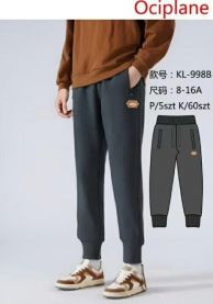 Spodnie dresowe Chłopięce- ocieplane (8-16lat/5szt)