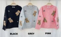 Swetry dziewczęce (4-14LAT/6szt)