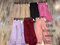 Spodnie legginsy dziewczęca (6-16lat/6szt)