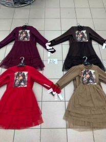 Sukienki dziewczynka (4-14LAT/6szt)