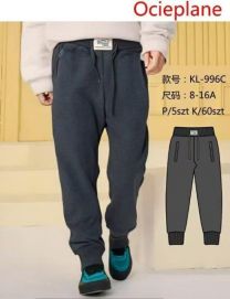 Spodnie dresowe Chłopięce- ocieplane (8-16lat/5szt)