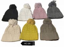 Czapki damskie (uniwersalny/12szt)