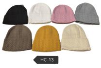 Czapki damskie (uniwersalny/12szt)