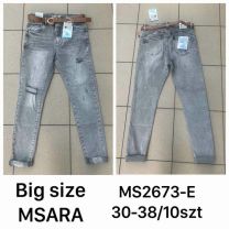 Spodnie jeans damskie (30-38/10szt)