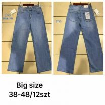 Spodnie jeans damskie (38-48/12szt)