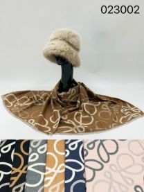 Szaliki damskie (uniwersalny/12szt)