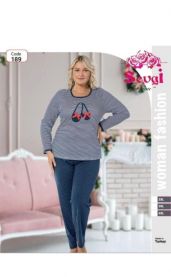 Piżama damska Turecka (2-4XL/9kpt)